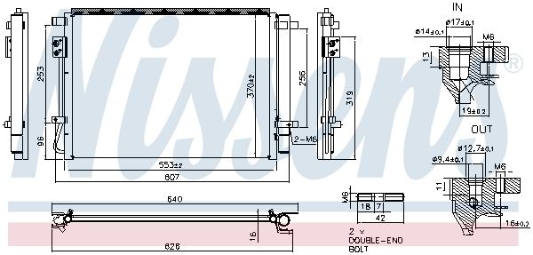 Hyundai Condensor, airconditioning