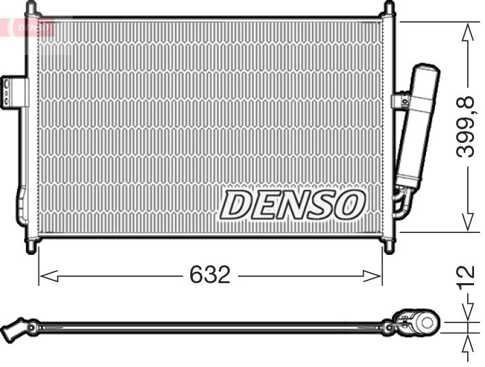 Isuzu Condensor, airconditioning