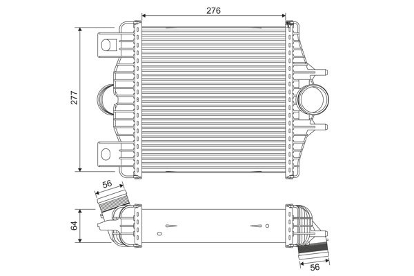 Land Rover Intercooler, inlaatluchtkoeler