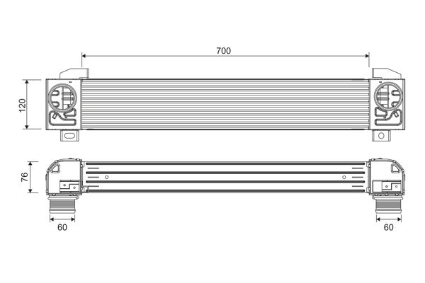 Citroen Intercooler, inlaatluchtkoeler