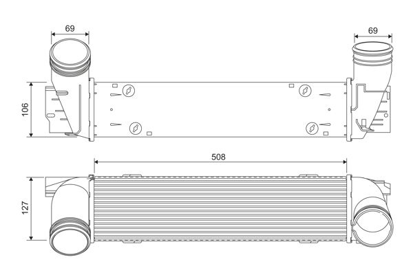 Bmw Intercooler, inlaatluchtkoeler
