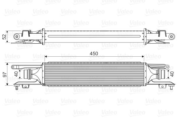 Opel Intercooler, inlaatluchtkoeler