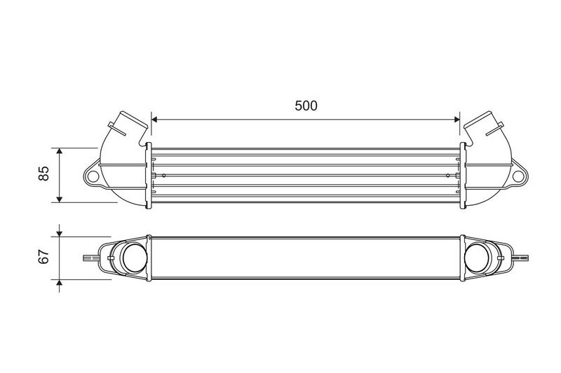 Fiat Intercooler, inlaatluchtkoeler
