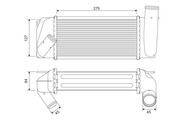 Toyota Intercooler, inlaatluchtkoeler