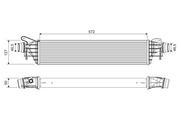 Opel Intercooler, inlaatluchtkoeler