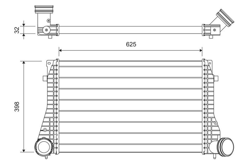 Seat Intercooler, inlaatluchtkoeler