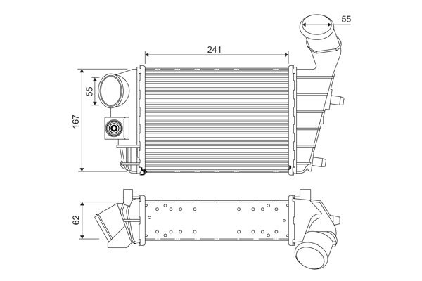 Alfa Romeo Intercooler, inlaatluchtkoeler