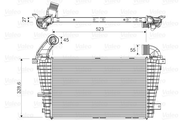 Opel Intercooler, inlaatluchtkoeler