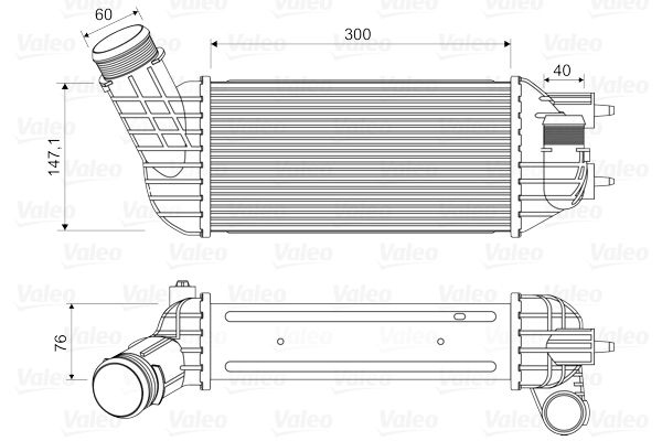 Citroen Intercooler, inlaatluchtkoeler