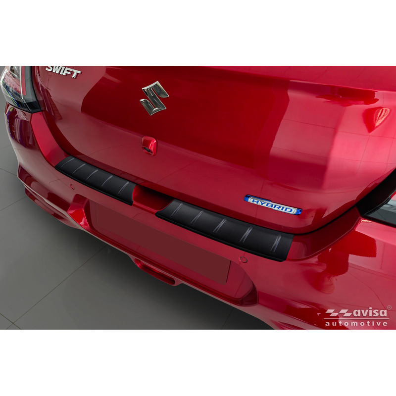 Suzuki Matzwart RVS Achterbumperprotector passend voor  Swift VI 2024- 'Ribs'