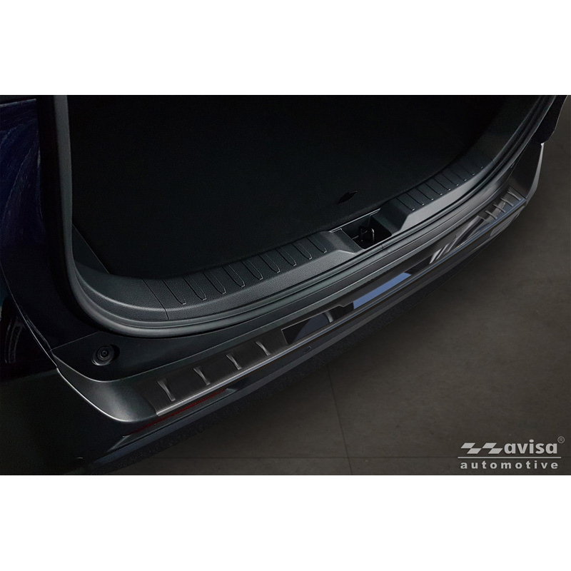Toyota Avisa Zwart RVS Achterbumperprotector passend voor  RAV4 V (XA50) 2018- incl. Plug-in-Hybrid