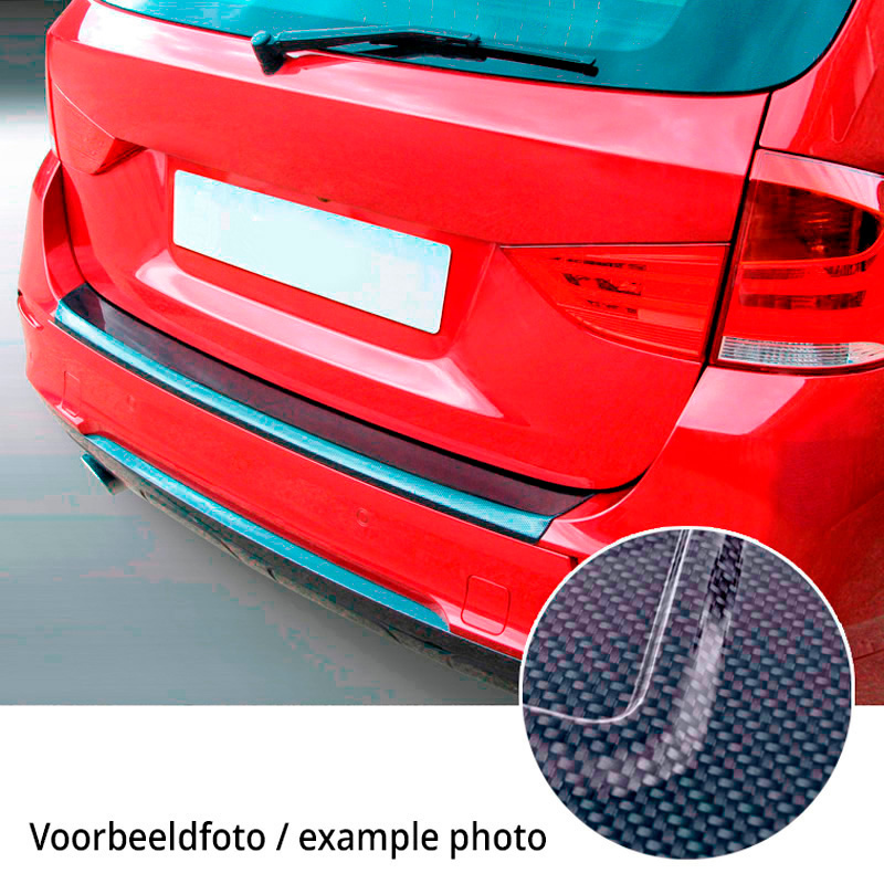 Audi ABS Achterbumper beschermlijst passend voor  Q6 e-tron (GFB) 2024- Carbon-Look
