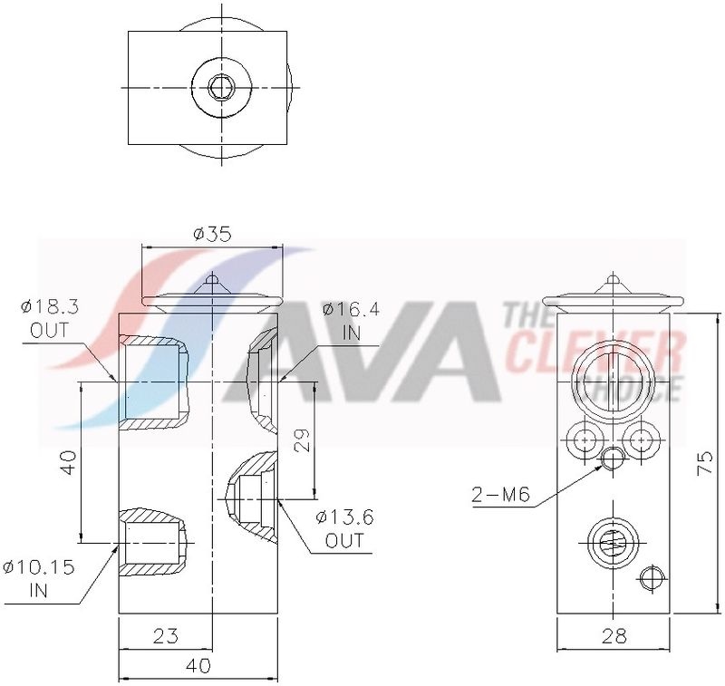 Abarth Expansieventiel, airconditioning