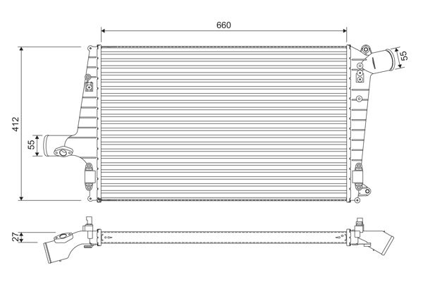 Audi Intercooler, inlaatluchtkoeler
