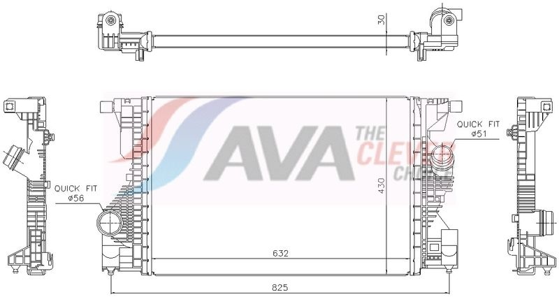 Mercedes-Benz Intercooler, inlaatluchtkoeler
