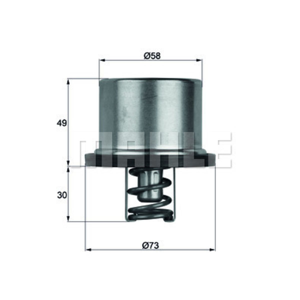 Mahle Thermostaat, koelvloeistof  THD 1 79