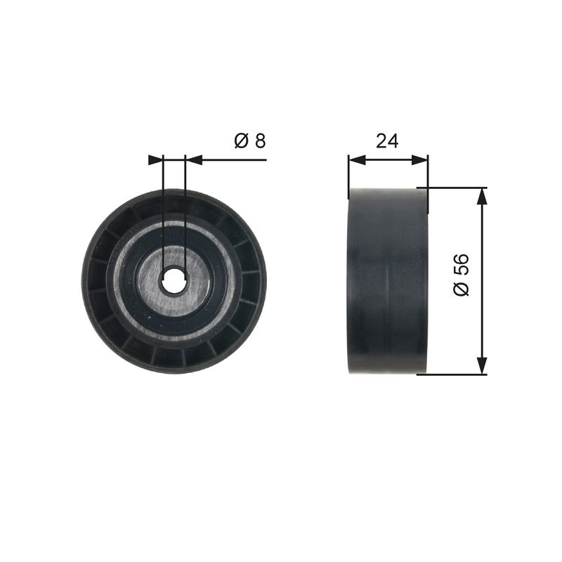 Renault Geleide rol/omdraairol v-snaren DriveAlign