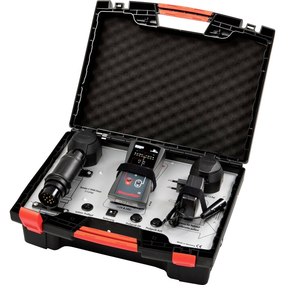 SecoRüt 70315 Draadloze testkoffer voor aanhangers 12 V Aantal polen:7 + 13