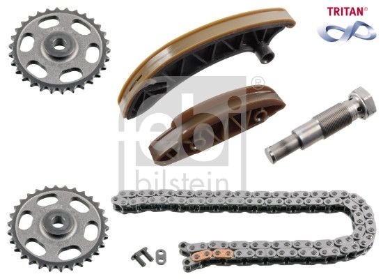Mercedes-Benz Kettingset distributievoor nokkenas, TRITAN-gecoat
