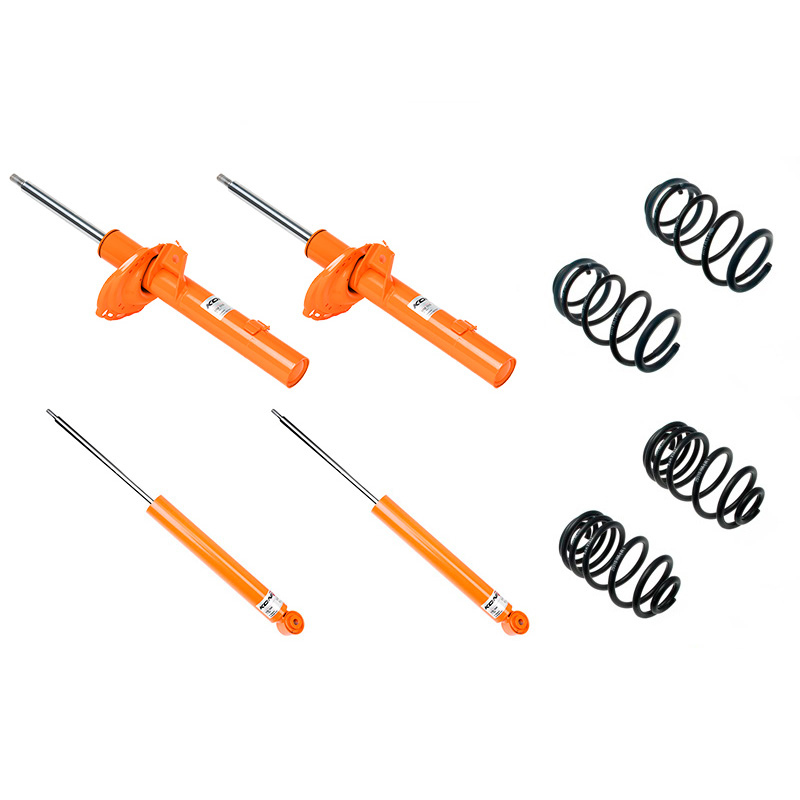 Volkswagen KONI Str.T kit passend voor Seat Leon 5F & Golf VII 50mm veerpoot & multilink-as achter / voor-as ge