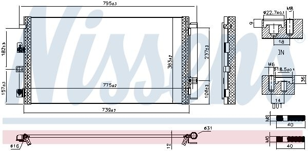 Ford Condensor, airconditioning