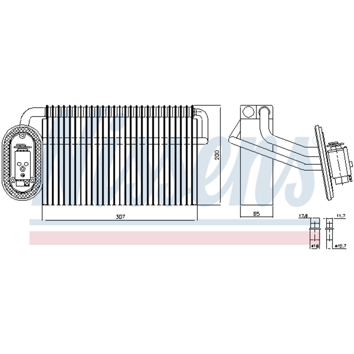 Nissens Verdamper, airconditioning  92322