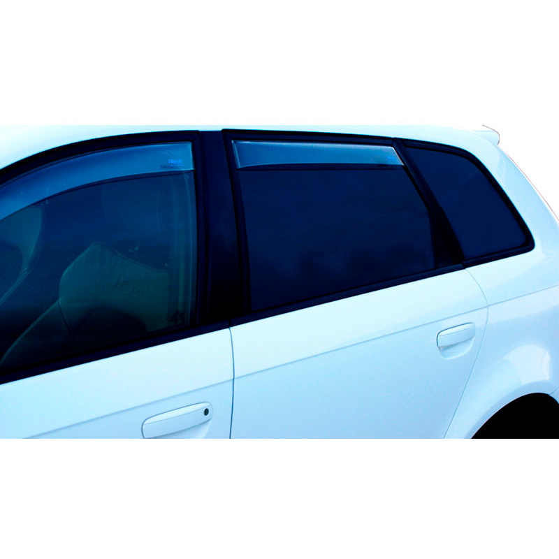Honda Zijwindschermen Master Helder (achter) passend voor  Civic (FC) HB 5-deurs 2016-