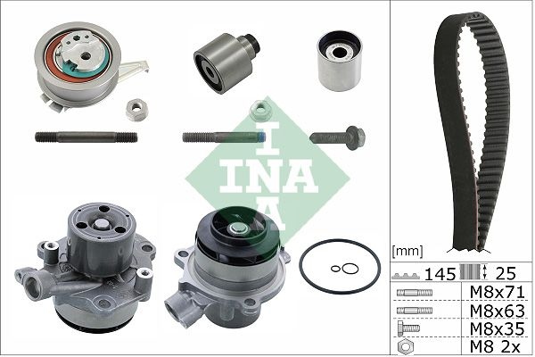 Skoda Waterpomp + distributieriem set