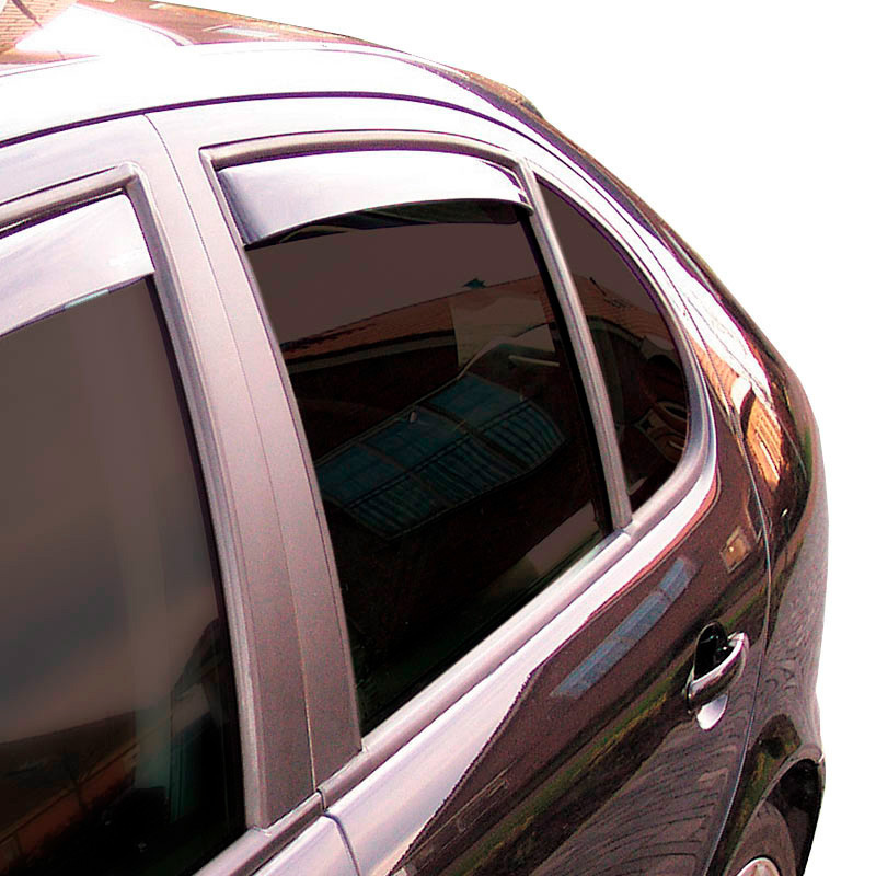 Ford Zijwindschermen Master Dark (achter) passend voor  Fiesta 5-deurs 1995-2001