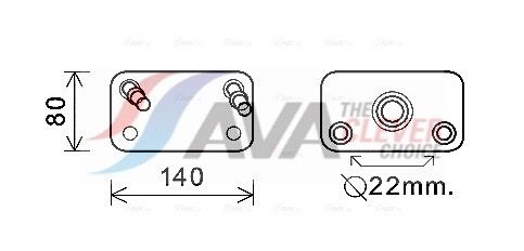 Land Rover Oliekoeler, automatische transmissie