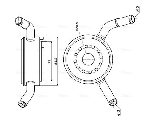 Nissan Oliekoeler, motorolie