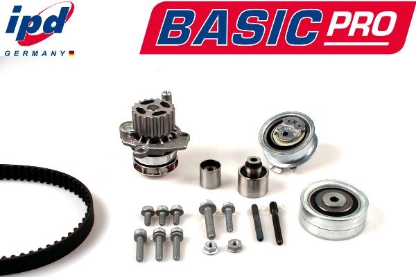 Audi Waterpomp + distributieriem set IPD BASIC-PRO