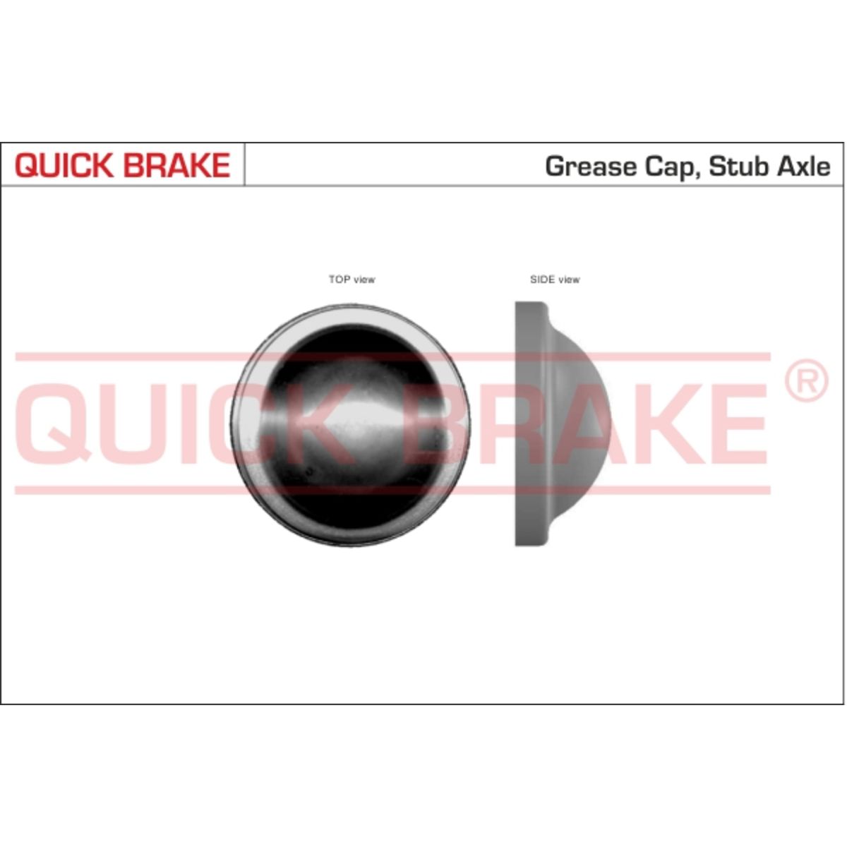 Quick Brake Wielnaafdop  9829K