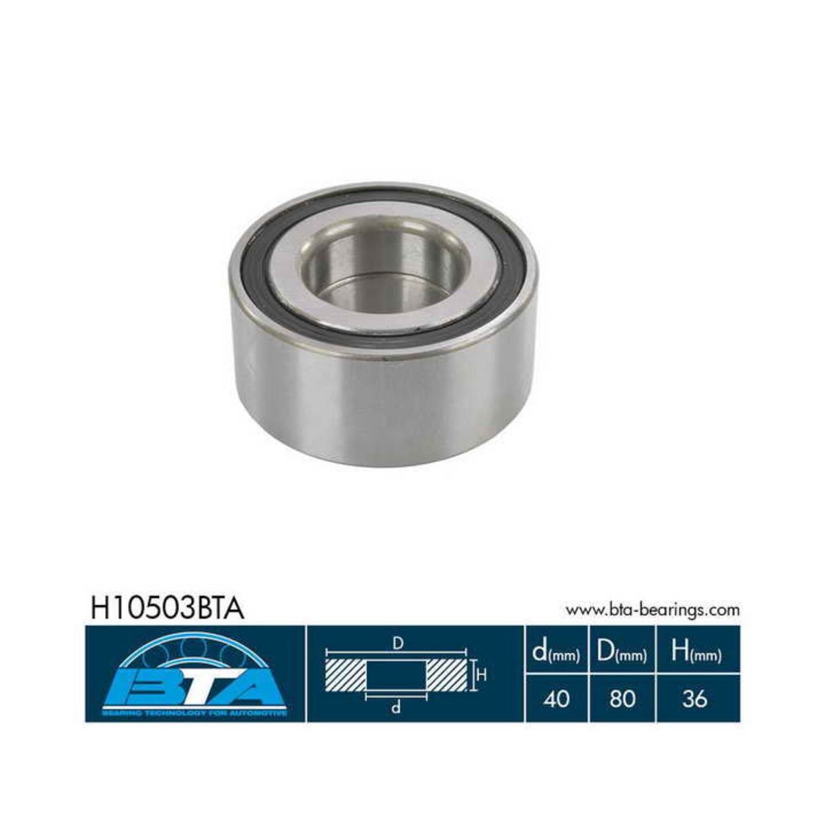 Bta Wiellagerset  H10503