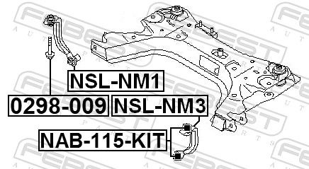 Nissan Stabilisatorstang