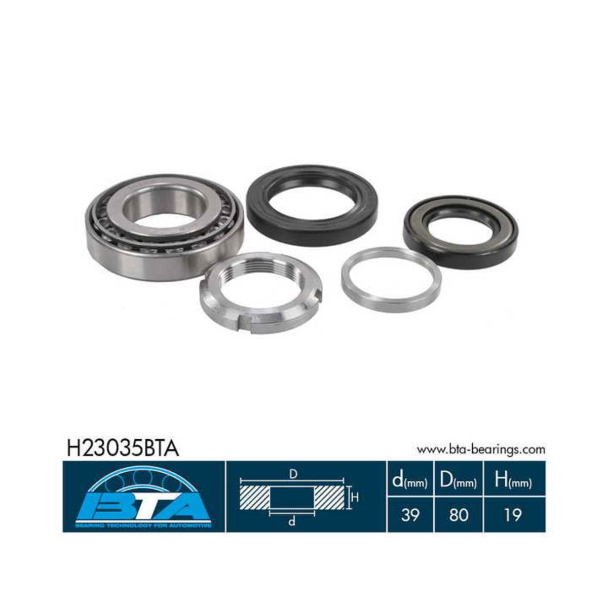 Bta Wiellagerset  H23035