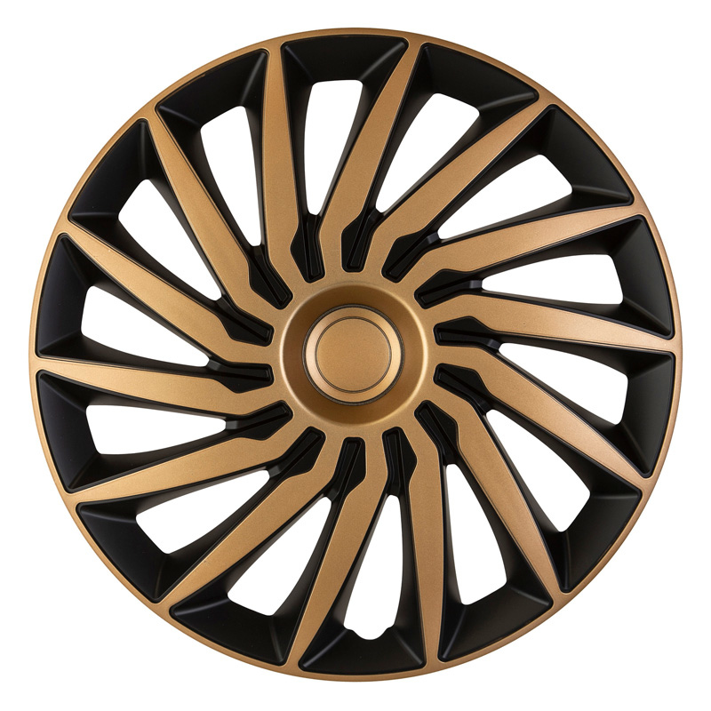 AutoStyle Wieldoppenset Kendo 15-inch zwart/goud