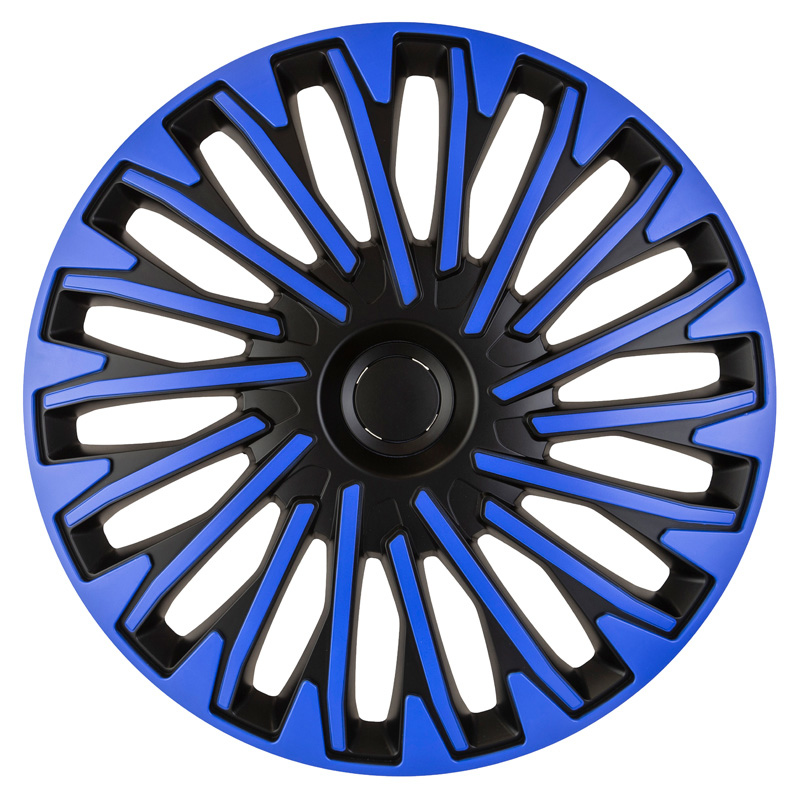 AutoStyle Wieldoppenset Soho 15-inch zwart/blauw