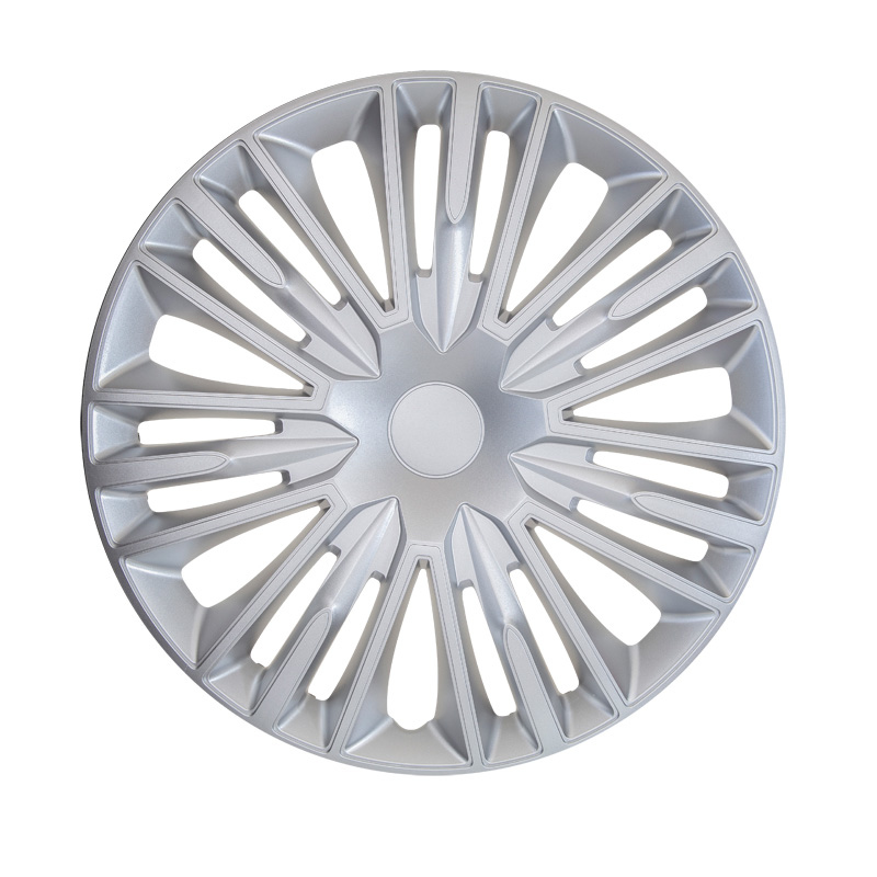 AutoStyle Wieldoppenset Jerez 14-inch zilver