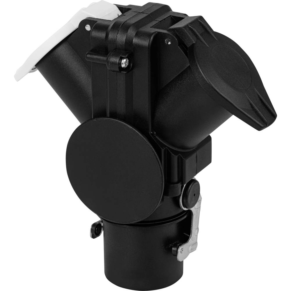 SecoRüt EP240.01 Aanhangeradapter [Aanhangercontact 15-polig - Stekker, 7-polig type N, Stekkerdoos, 7-polig, type S] Kunststof