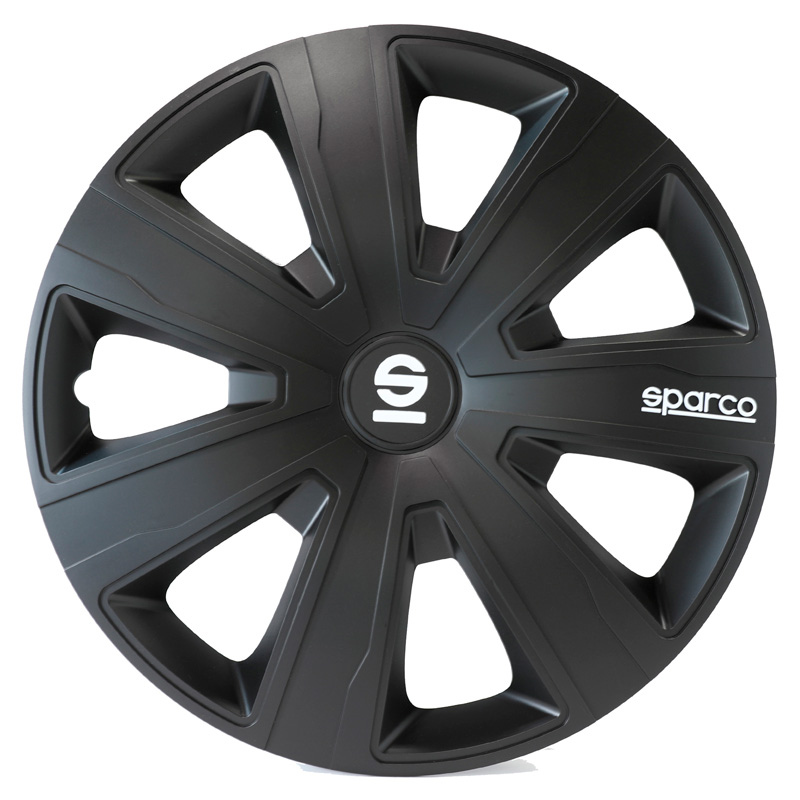 Sparco 4-Delige  Wieldoppenset Palermo 16-inch zwart