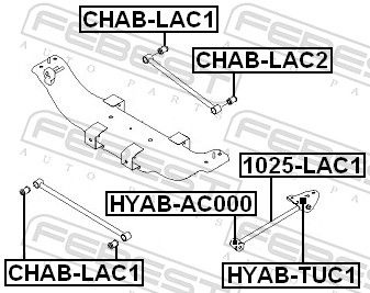 Toyota Draagarmrubber