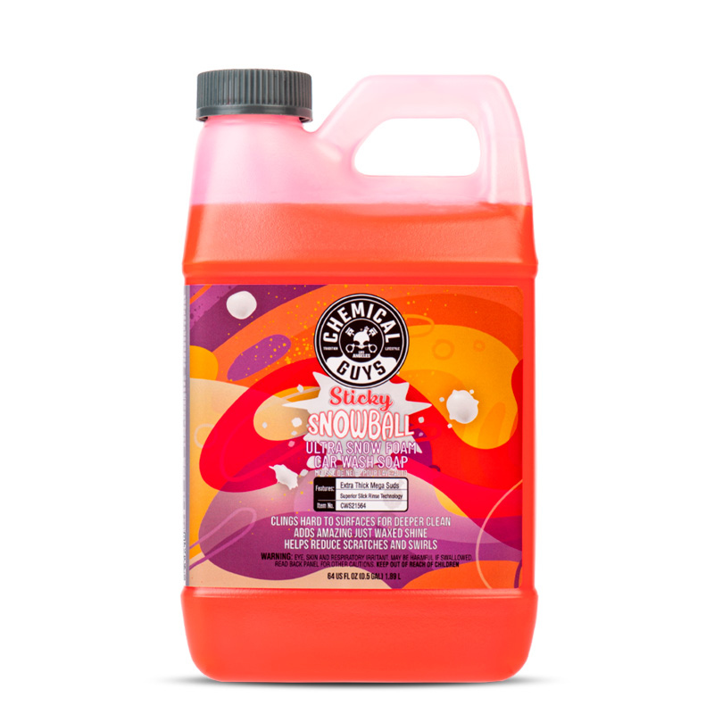 Chemical Guys Sticky Snowball Snow Foam Auto Wash (1.89L)