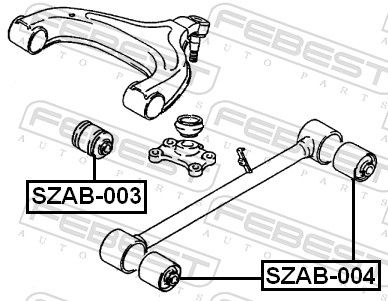 Suzuki Draagarmrubber