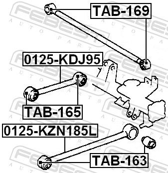 Toyota Draagarmrubber