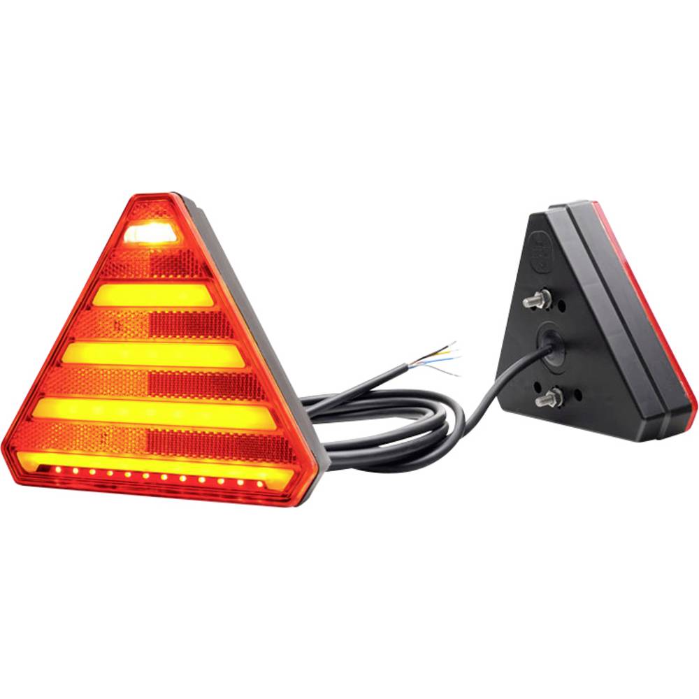 WAS Aanhangerachterlicht Open kabeleinden Knipperlicht, Remlicht, Achterlicht, Achteruitrijlicht, Reflector Rechts 12 V/DC, 24 V/DC