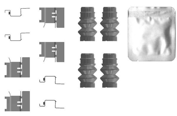 Volkswagen Accessoireset, schijfremblok