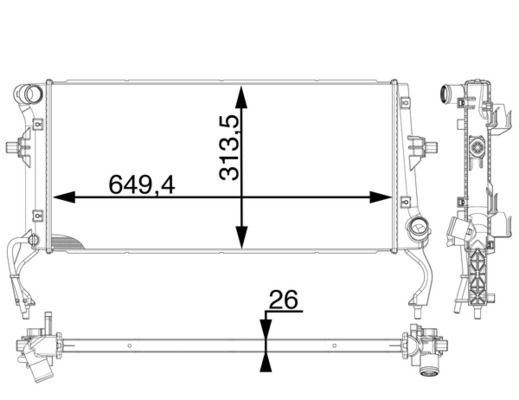 Hyundai Radiateur
