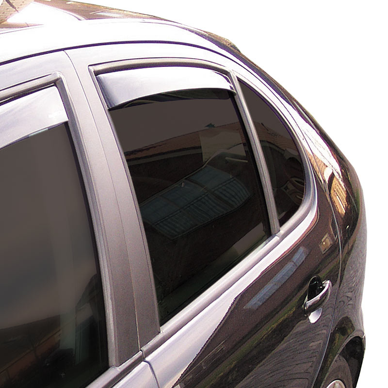 Ford Zijwindschermen Master Dark (achter) passend voor  Ka+ 2016-