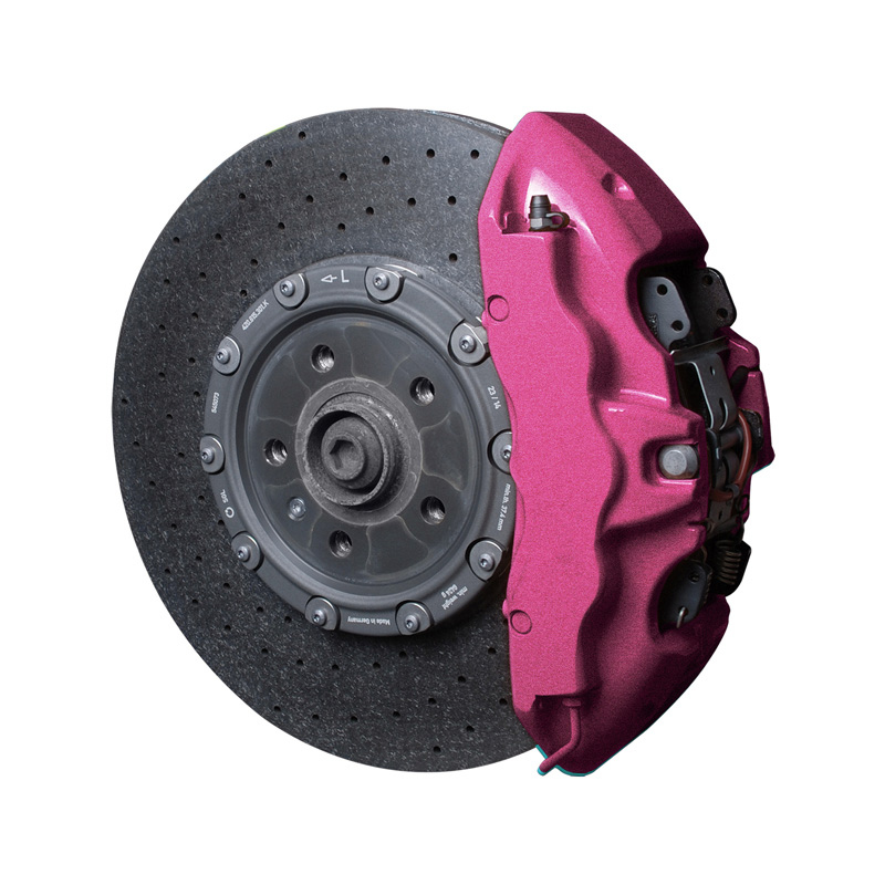 Foliatec Remklauwlakset hot pink metallic 7-delige set
